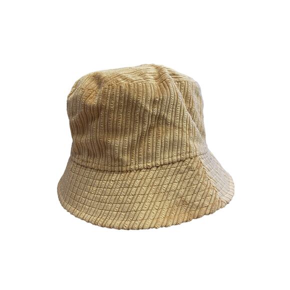 Isabel Marant Y2K Boho Haley Corduroy Bucket Hat Chestnut Brown Cotton Velvety - Picture 5 of 10